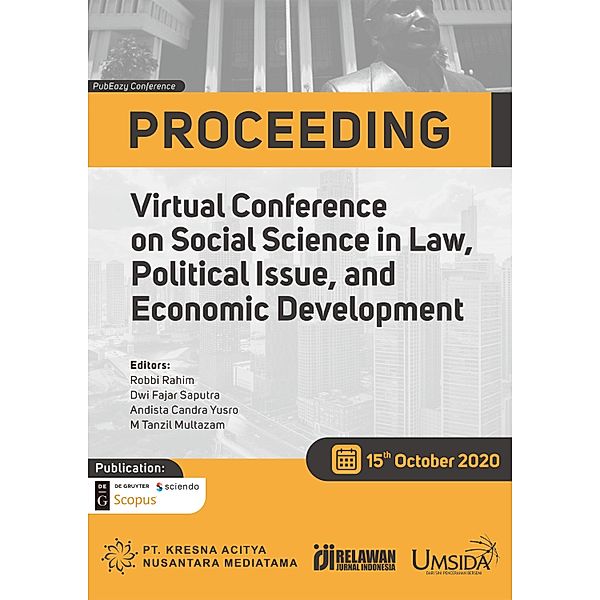 The 1st Virtual Conference on Social Science in Law, Political Issue and Economic Development