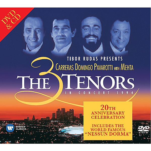 The 3 Tenors In Concert 1994 (CD+DVD, Digipack), P. Domingo, J. CARRERAS, L. PAVAROTTI, Z. Mehta