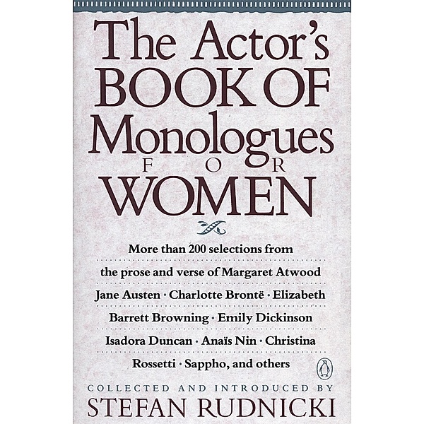 The Actor's Book of Monologues for Women, Various