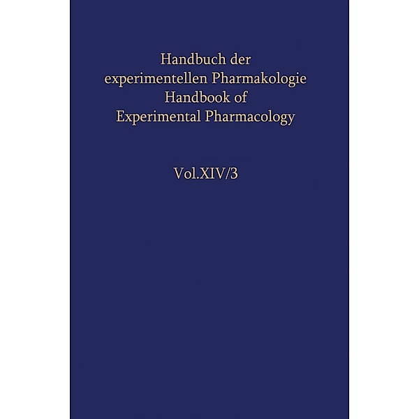 The Adrenocortical Hormones / Handbook of Experimental Pharmacology Bd.14 / 3