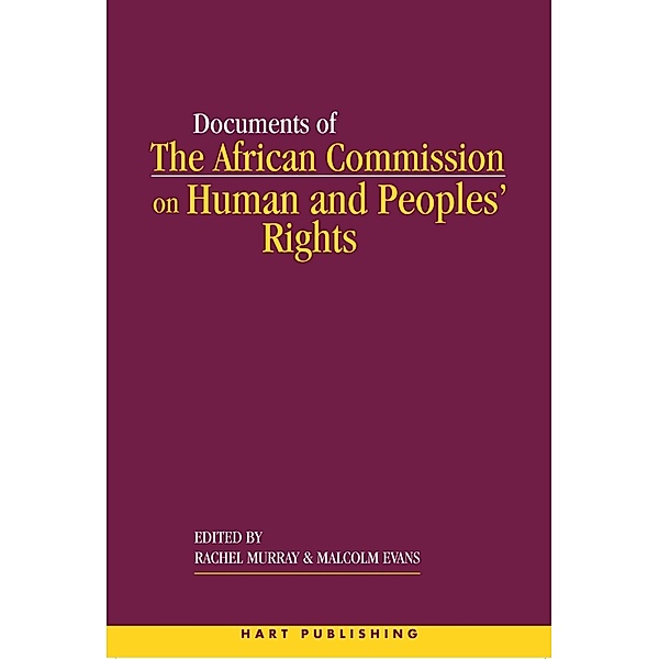 The African Commission on Human and Peoples' Rights and International Law, Rachel Murray