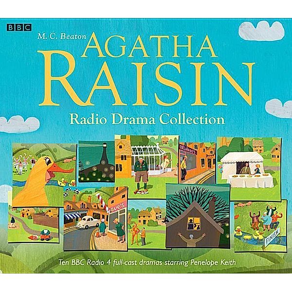 The Agatha Raisin Radio Drama Collection, 10 Audio-CDs, M. C. Beaton