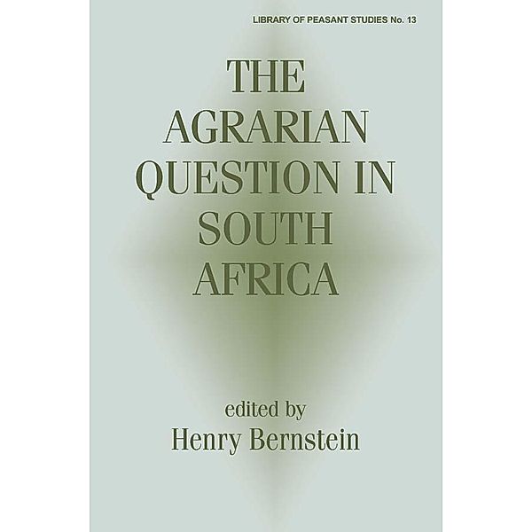 The Agrarian Question in South Africa