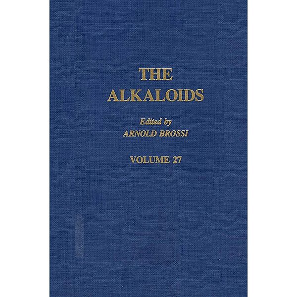 The Alkaloids: Chemistry and Pharmacology