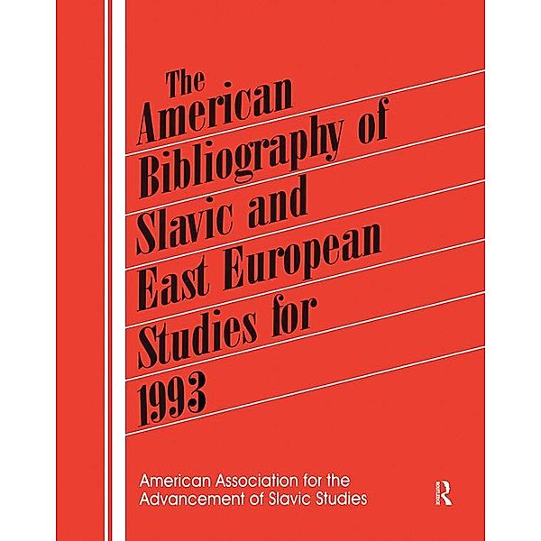 The American Bibliography of Slavic and East European Studies