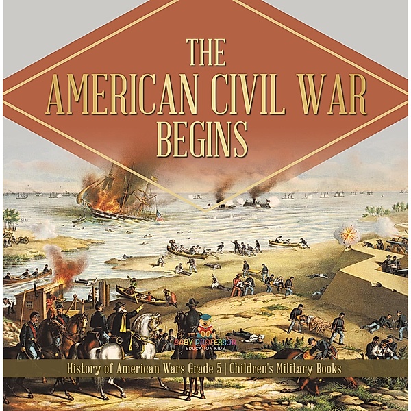 The American Civil War Begins | History of American Wars Grade 5 | Children's Military Books / Baby Professor, Baby