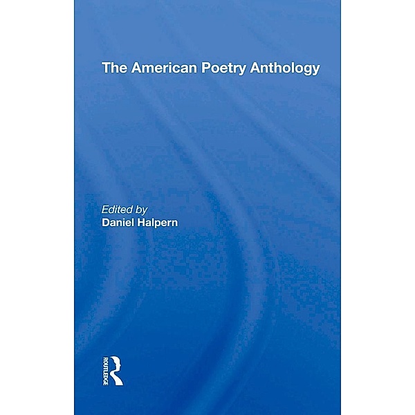 The American Poetry Anthology, Daniel Halpern