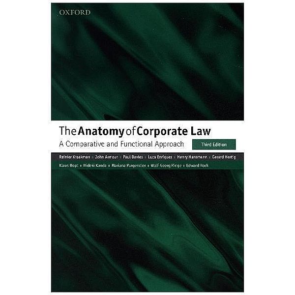The Anatomy of Corporate Law, Reinier Kraakman, Wolf-Georg Ringe, Edward Rock, John Armour, Paul Davies, Luca Enriques, Henry Hansmann
