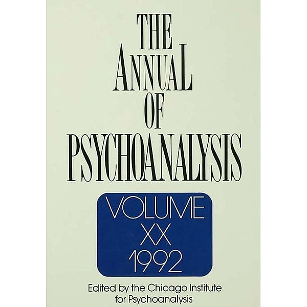 The Annual of Psychoanalysis, V. 20
