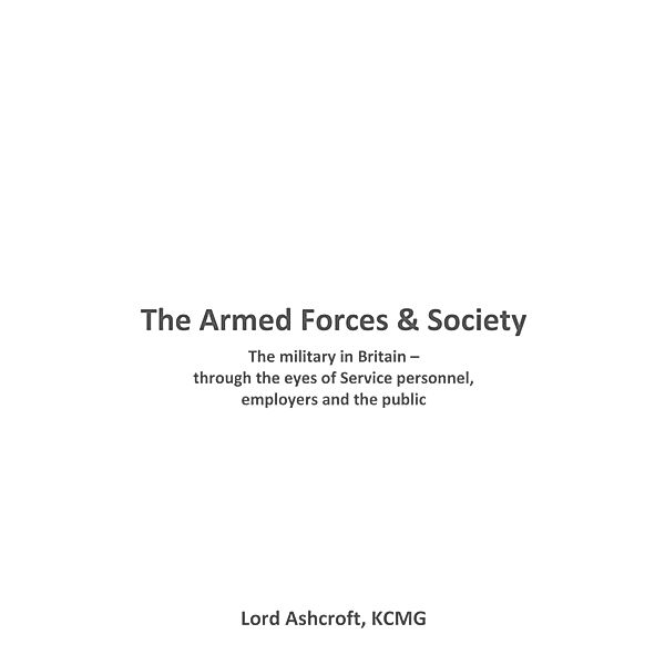 The Armed Forces and Society, Michael Ashcroft