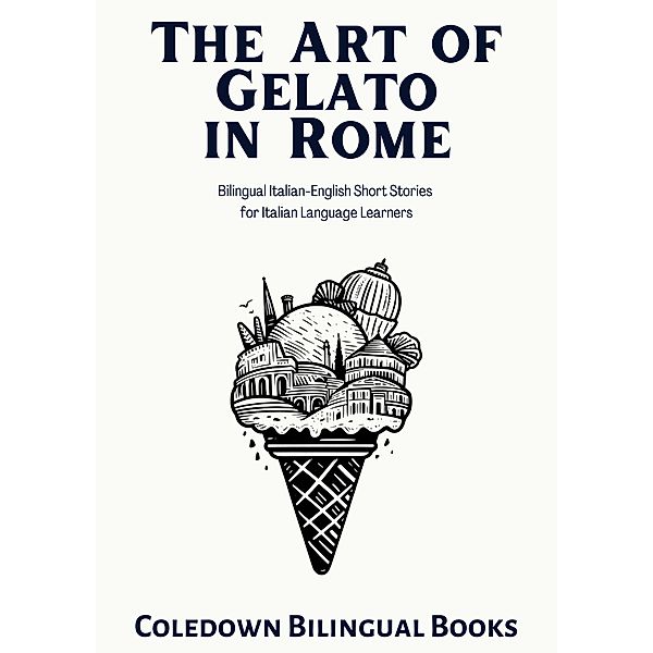 The Art of Gelato in Rome: Bilingual Italian-English Short Stories for Italian Language Learners, Coledown Bilingual Books