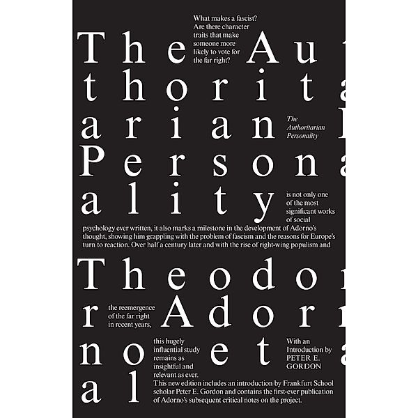 The Authoritarian Personality, Theodor Adorno