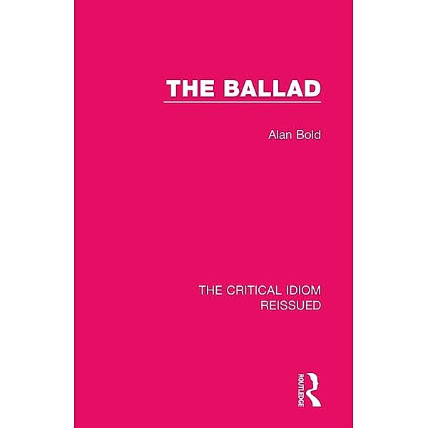 The Ballad, Alan Bold