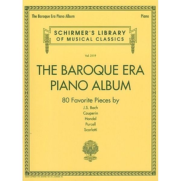 The Baroque Era Piano Album