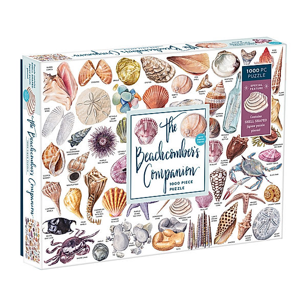 The Beachcomber's Companion 1000 Piece Puzzle With Shaped Pieces, Sarah McMenemy