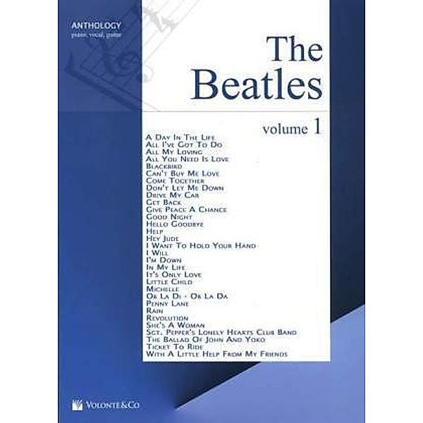 The Beatles Anthology, für Klavier und Gesang.Vol.1, The Beatles