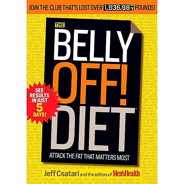 The Belly Off! Diet, Jeff Csatari, Editors of Men's Health Magazi