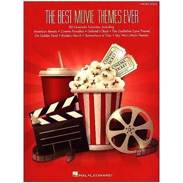 The Best Movie Themes Ever (Piano Solo Book), Various