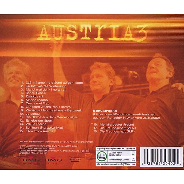 The Best of Austria 3 CD von Austria 3 bei Weltbild.at bestellen