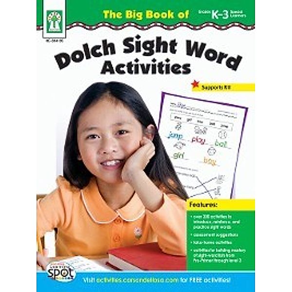 The Big Book of Dolch Sight Word Activities, Grades K - 3, Helen Zeitzoff