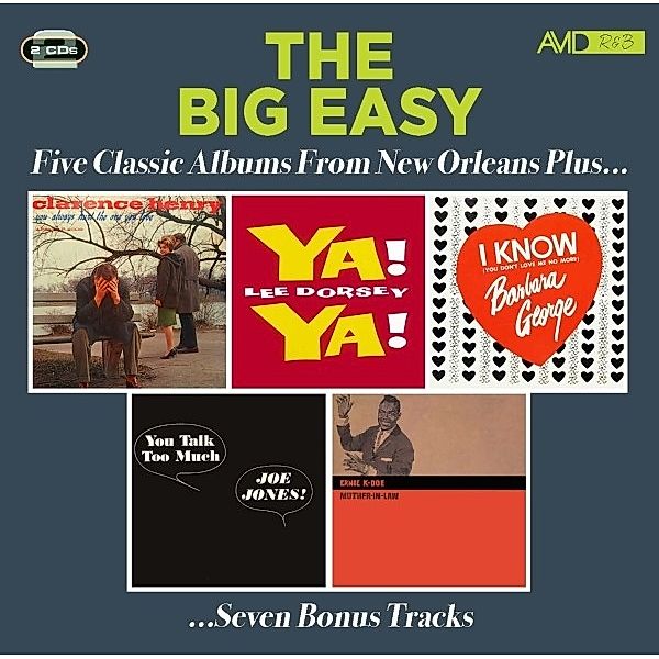 The Big Easy - Five Classic Albums From New Orlean, Clarence 'frogman' Henry, Lee Dorsey, etc.