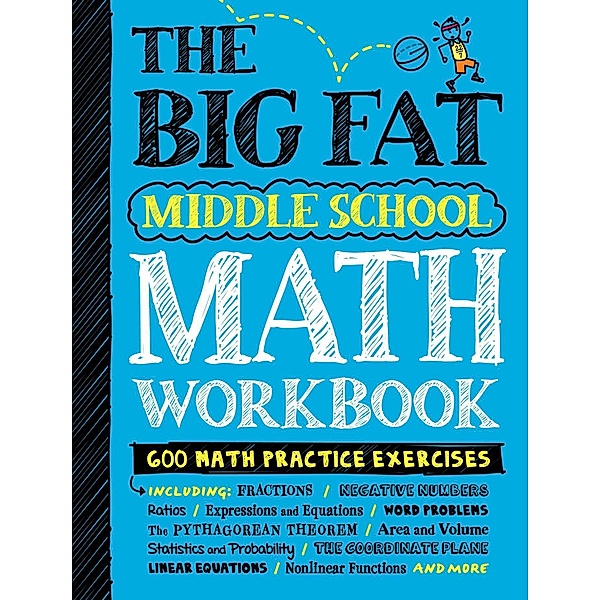The Big Fat Middle School Math Workbook, Workman Publishing