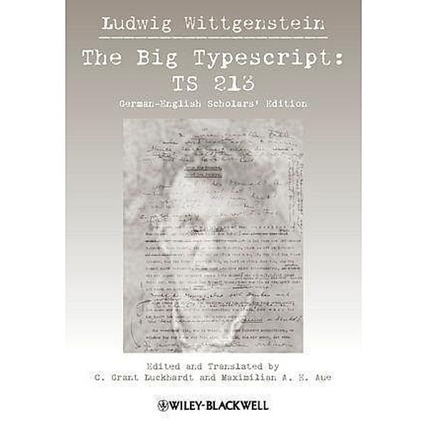 The Big Typescript, Ludwig Wittgenstein