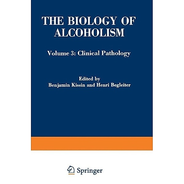 The Biology of Alcoholism, Benjamin Kissin, Henri Begleiter