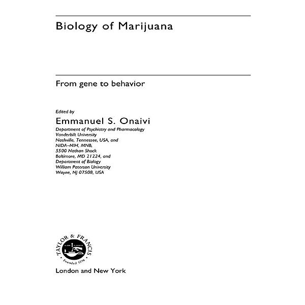 The Biology of Marijuana