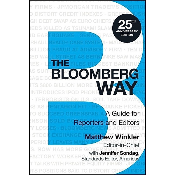 The Bloomberg Way, Matthew Winkler, Jennifer Sondag