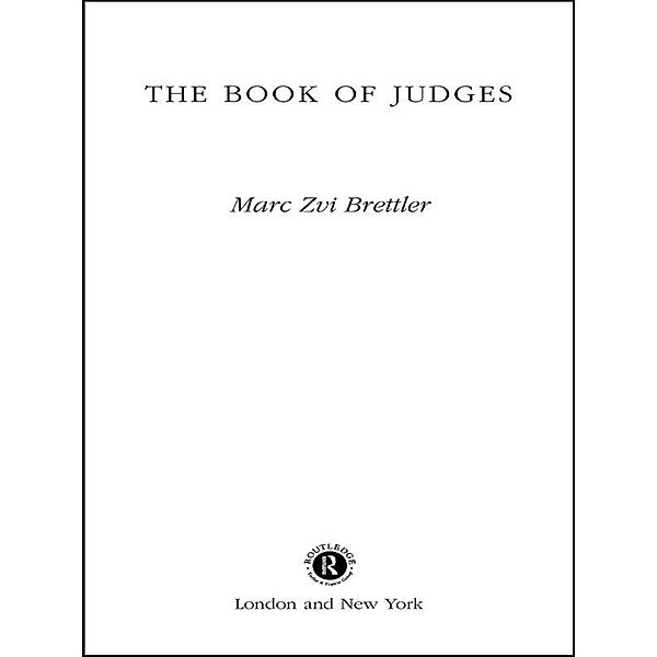 The Book of Judges, Marc Zvi Brettler