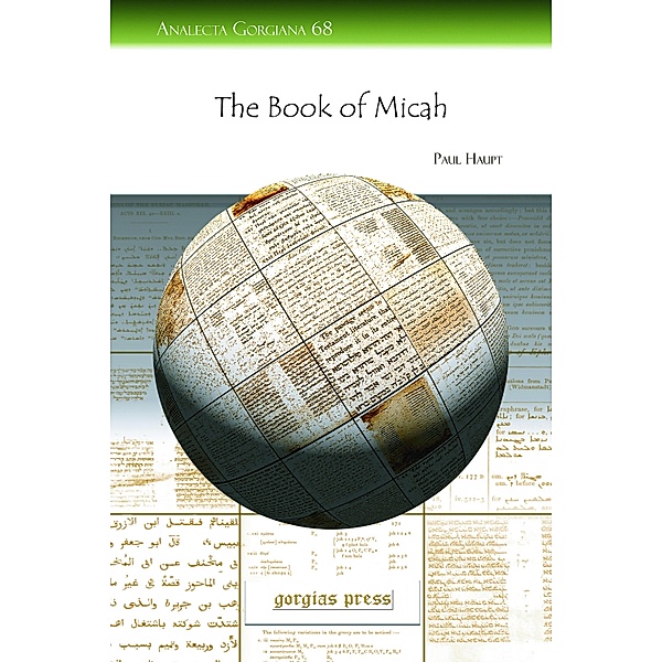 The Book of Micah, Paul Haupt