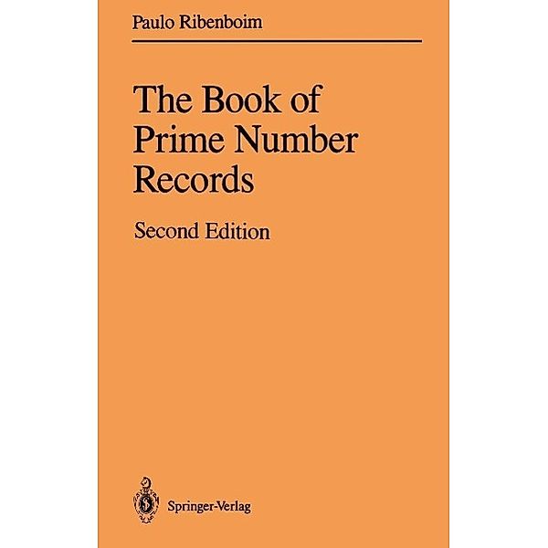 The Book of Prime Number Records, Paulo Ribenboim