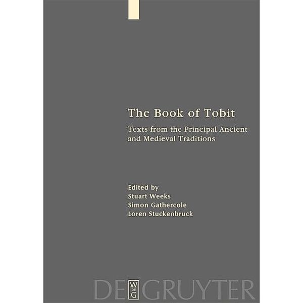 The Book of Tobit / Fontes et Subsidia ad Bibliam pertinentes Bd.3