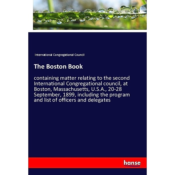 The Boston Book, International Congregational Council