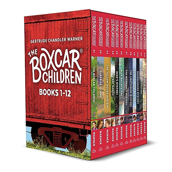 The Boxcar Children Bookshelf (Books 1-12), Gertrude Chandler Warner