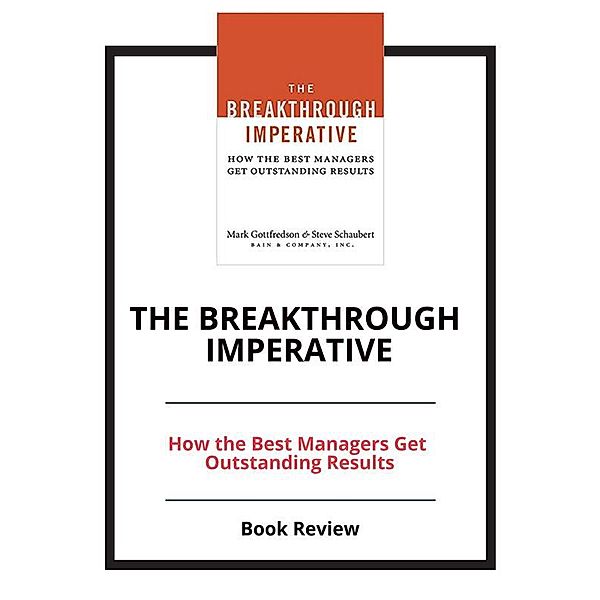 The Breakthrough Imperative, PCC