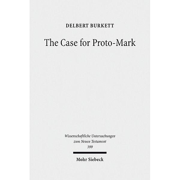 The Case for Proto-Mark, Delbert Burkett