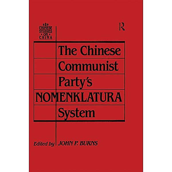 The Chinese Communist Party's Nomenklatura System, John P. Burns