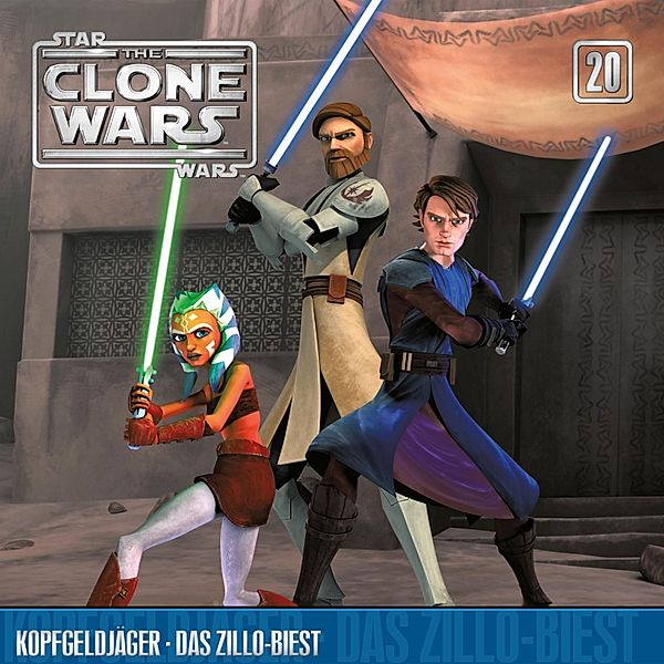 The Clone Wars - 20 - 20: Kopfgeldjäger / Das Zillo-Biest (Das Original-Hörspiel zur Star Wars-TV-Serie)