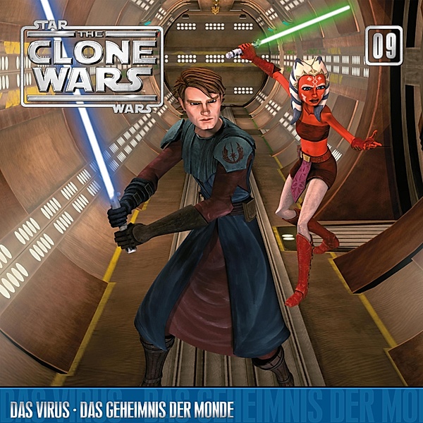 The Clone Wars - 9 - 09: Das Virus / Das Geheimnis der Monde (Das Original-Hörspiel zur Star Wars-TV-Serie)