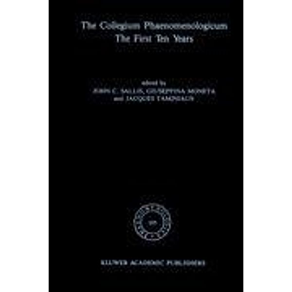 The Collegium Phaenomenologicum, The First Ten Years