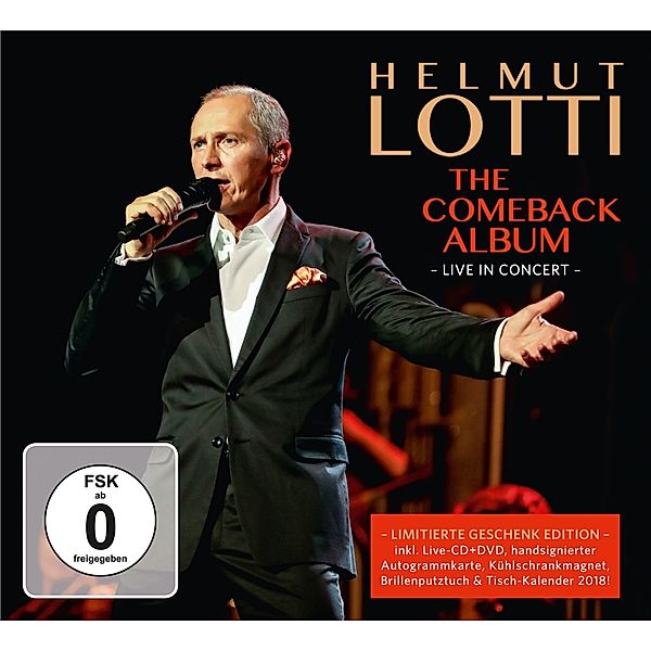 The Comeback Album - Live In Concert (Geschenk-Edition, CD+DVD), Helmut Lotti