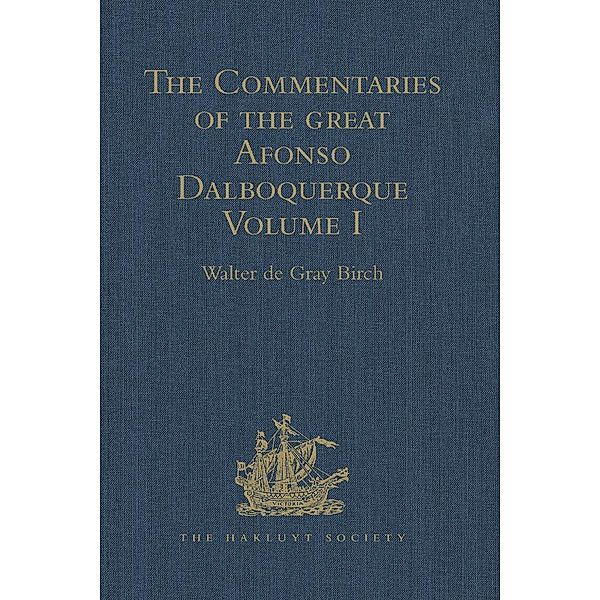 The Commentaries of the Great Afonso Dalboquerque, Second Viceroy of India