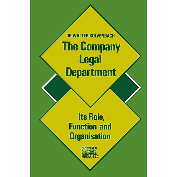 The Company Legal Department, Walter Kolvenbach