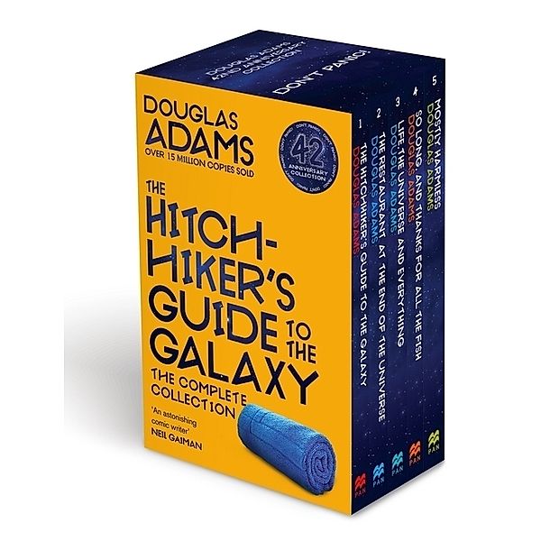 The Complete Hitchhiker's Guide to the Galaxy Boxset, m.  Buch, m.  Buch, m.  Buch, m.  Buch, m.  Buch, m.  Beilage, 6 Teile, Douglas Adams