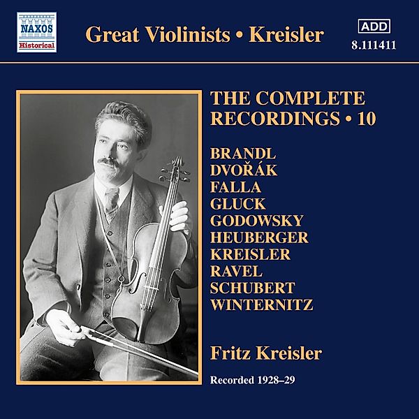 The Complete Recordings,Vol.10, Fritz Kreisler, Carl Lamson
