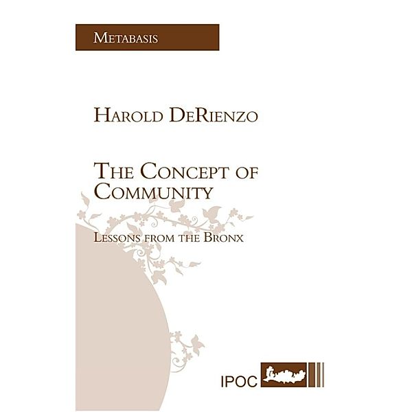 The Concept of Community, Harold DeRienzo