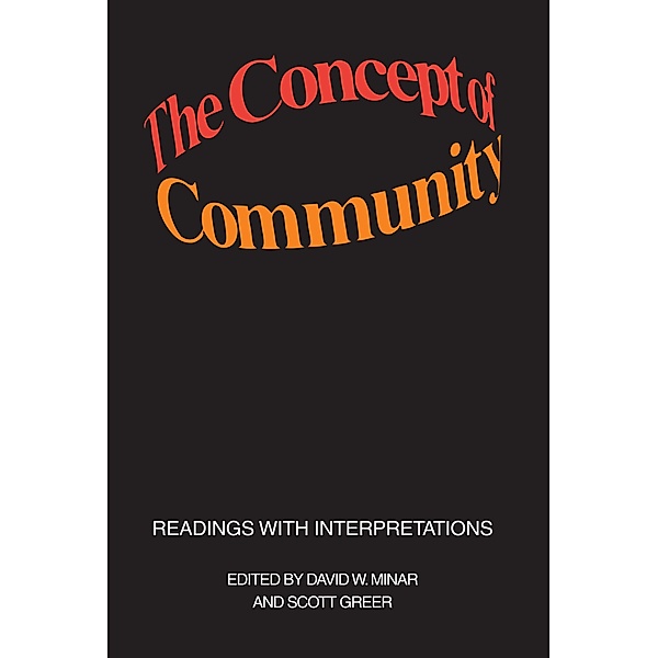 The Concept of Community, Scott Greer