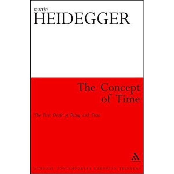 The Concept of Time, Martin Heidegger